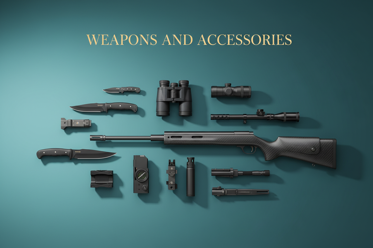 Weapons and Accessories - The Superior Findings Depot
