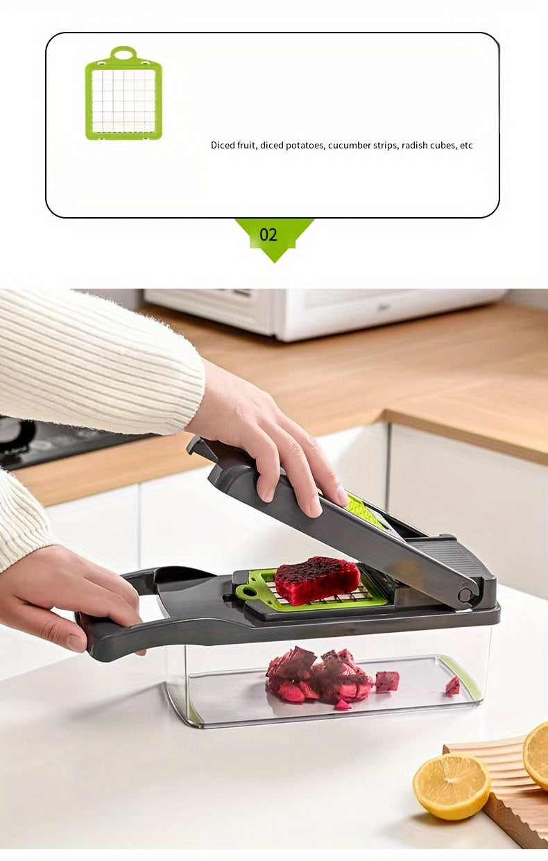 Vegetable Shredder Set - 6/16 Pieces Multifunctional Food Grater