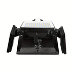 1pc Outdoor Solar Light - 208-LED Motion Sensor 3-Head IP44