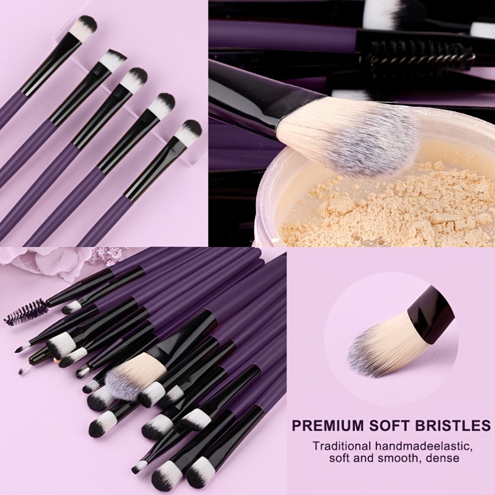 20/34pcs Makeup Brush Set and 8pcs Mini Makeup Brush Professional Soft Synthetic Powder Foundation Eyeshadow Makeup Brush Cosmetics Suitable for Beginners - The Superior Findings Depot