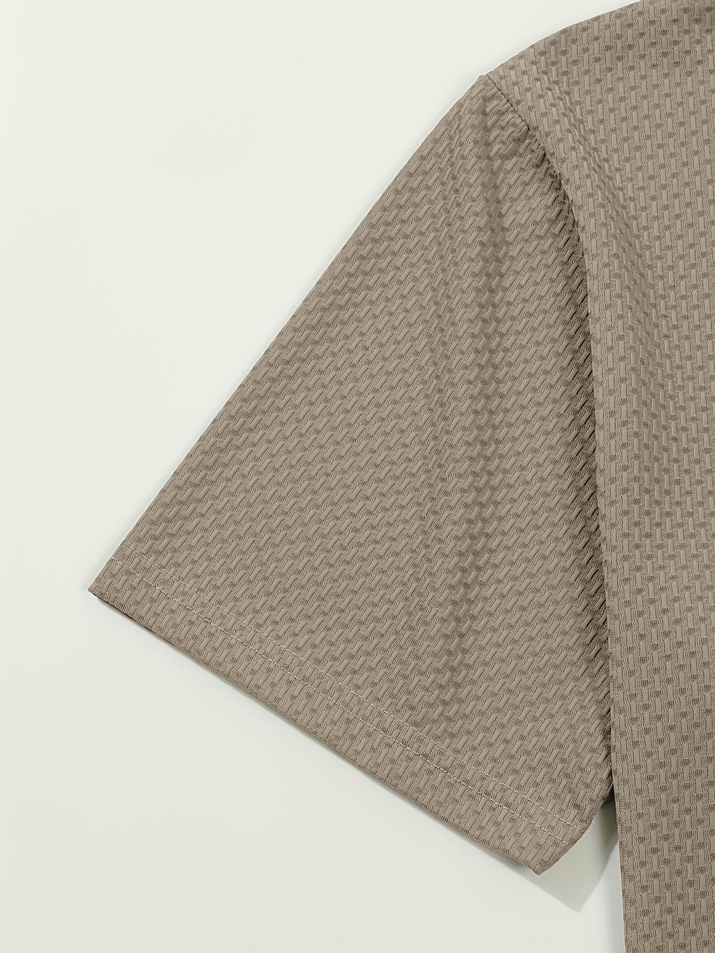 Men's Casual Golf Business Polo Shirt - Large Size Geometric Pattern