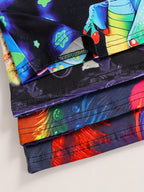 Boys' Summer Four-Pack Dinosaur Print T-Shirts - Casual Crew Neck