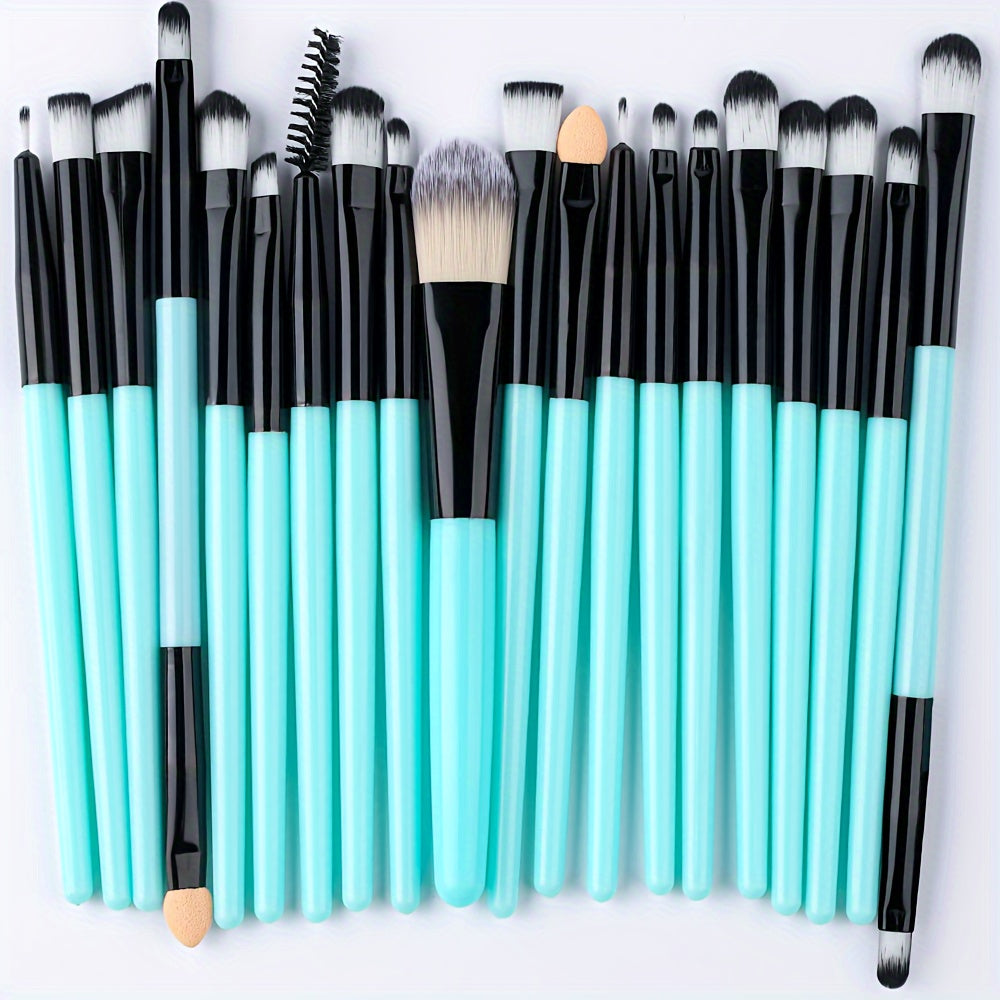 20/34pcs Makeup Brush Set and 8pcs Mini Makeup Brush Professional Soft Synthetic Powder Foundation Eyeshadow Makeup Brush Cosmetics Suitable for Beginners - The Superior Findings Depot