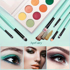 20-Piece Hypoallergenic Makeup Brush Set with Nylon Bristles - Luxe Palm Brushes for Foundation, Blush, Eye Shadow, Eyebrow, & Lip, All Skin Types, ABS Rod - Professional & Beginner Kit, Travel-Friendly - The Superior Findings Depot