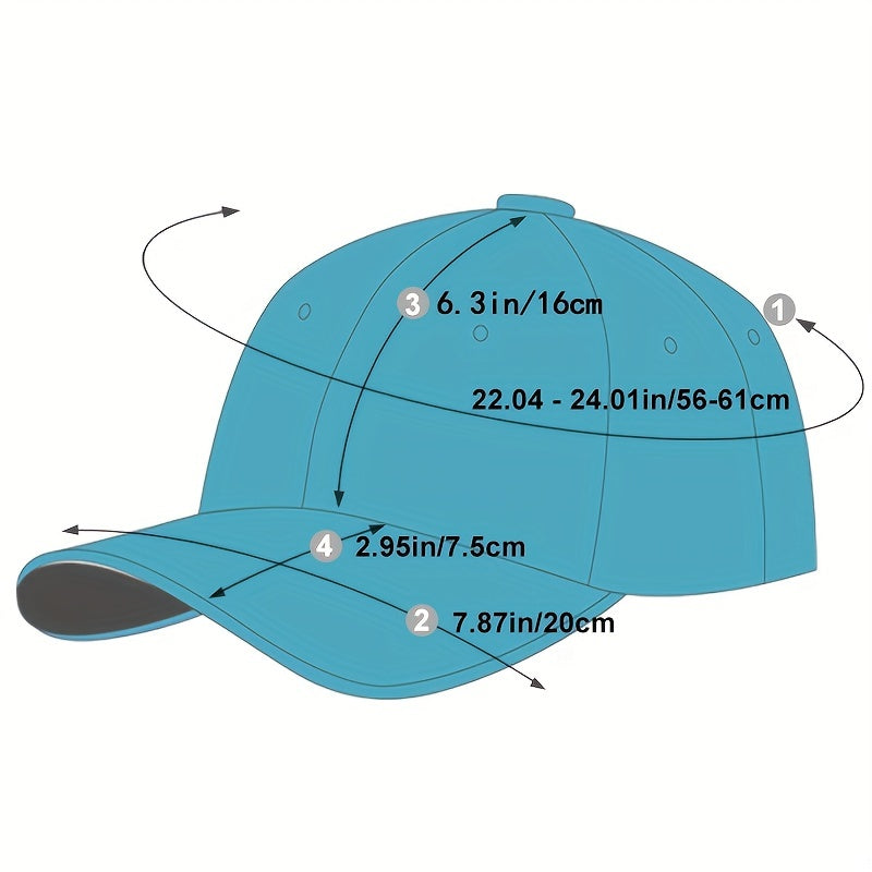 1pc Men's British PU Leather Baseball Cap Adjustable Breathable Casual Hat Spring/Summer/Autumn/Winter Hat Christmas Gift - The Superior Findings Depot