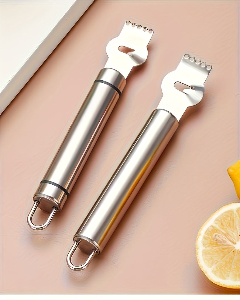 Customizable Engraved Stainless Steel Kitchen Tool Set - Lemon Zester & Juicer