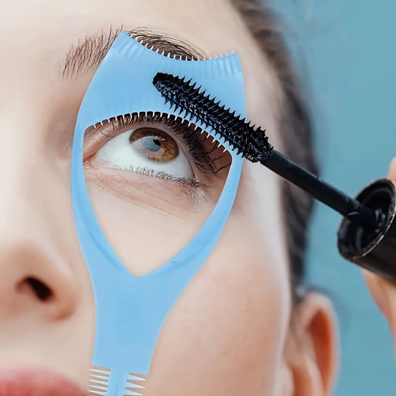 1/3/5pcs Eyelash Makeup Auxiliary Tool Upper Lower Eye Lash Mascara Guard Applicator Guide Helper with Eyelash Comb for Makeup, Mascara Guide, Lash Separator, Compact Design, Dualsided Comb, Smooth Edges, Lightweight Applicat - The Superior Findings Depot