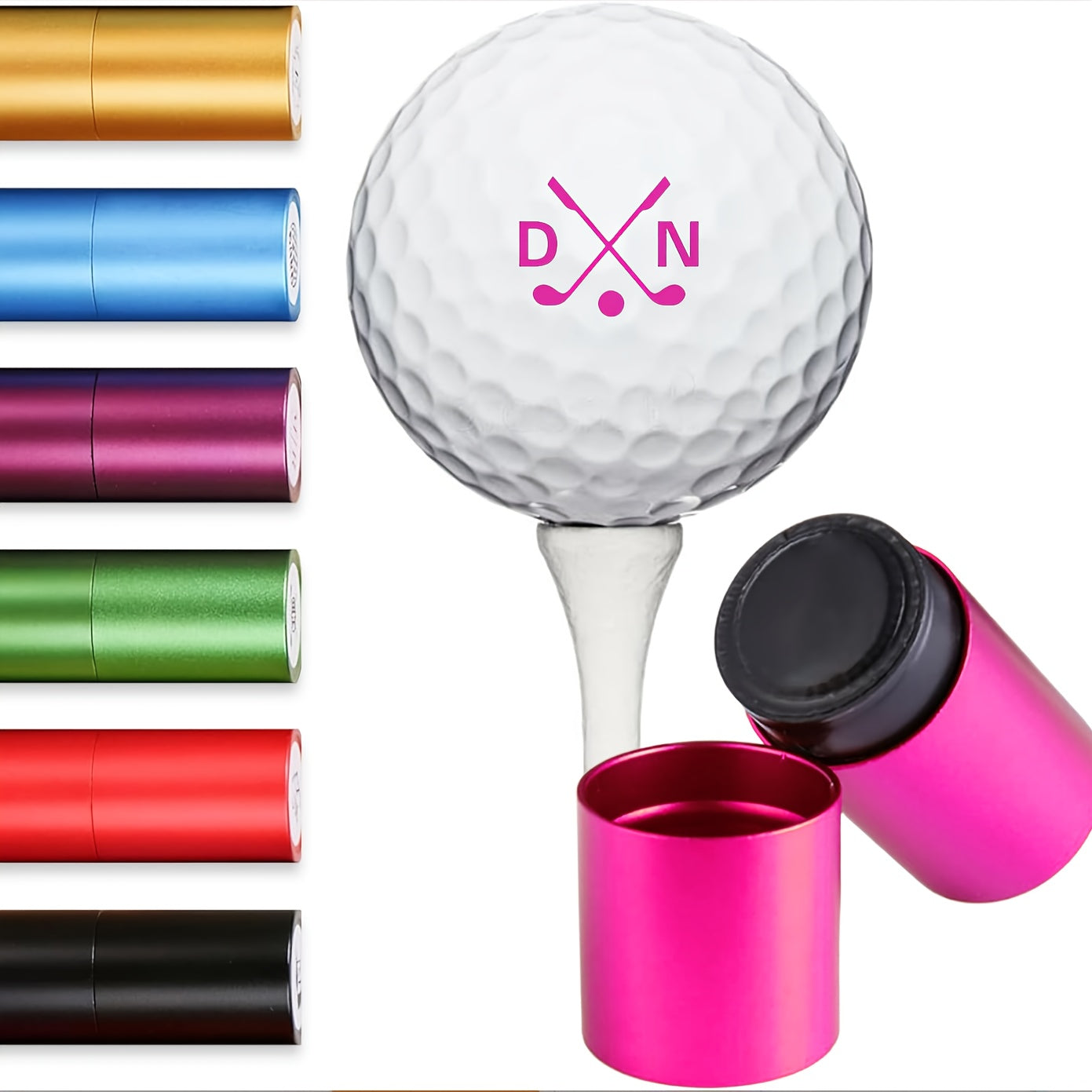 Reusable Golf Ball Marker - Numbered 1-9 & Lettered A-Z