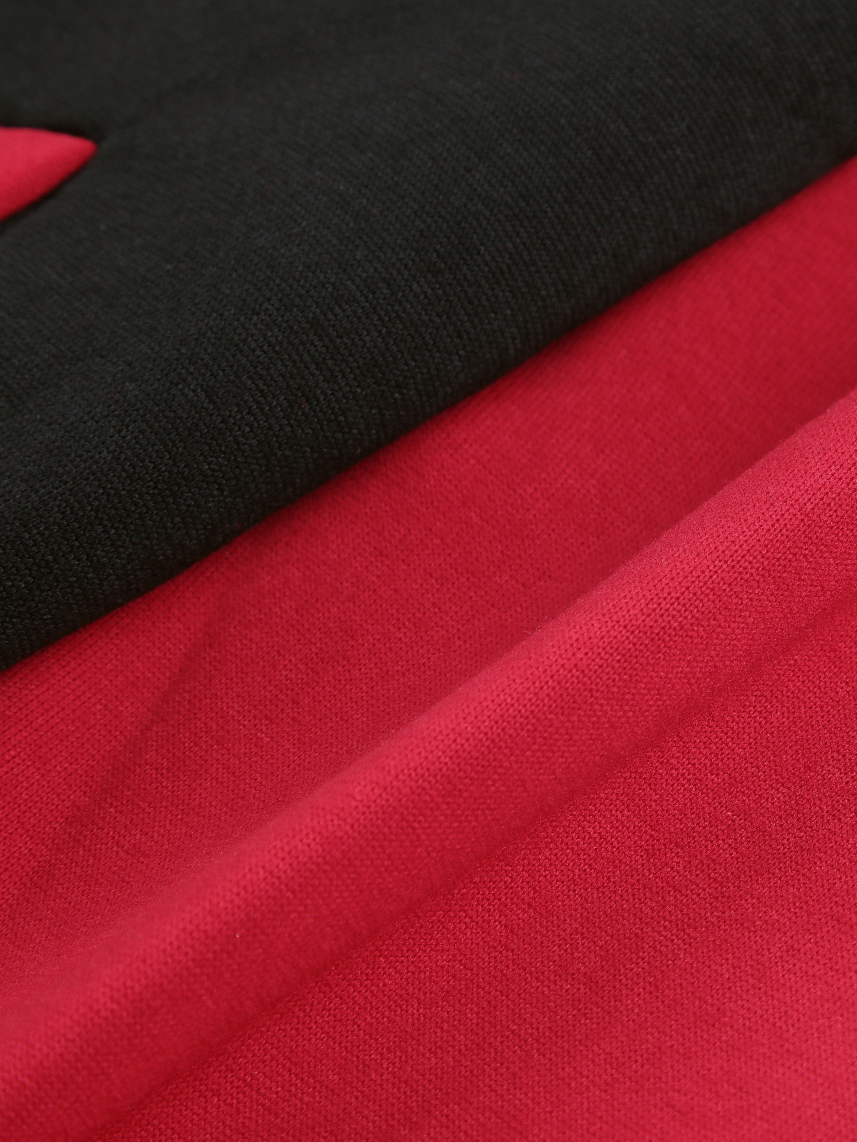 Warm Letter Print Star Pattern Embroidery Varsity Jacket, Men's Casual Color Block Button Up Jacket For Spring Fall School Baseball - The Superior Findings Depot