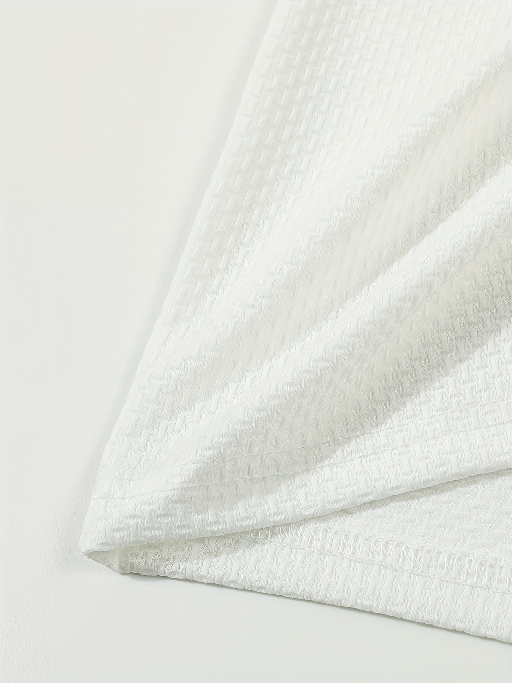 Men's Casual Golf Business Polo Shirt - Large Size Geometric Pattern