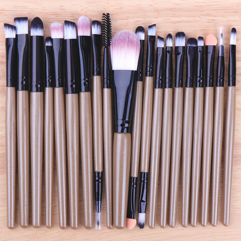 20-Piece Professional Eye Makeup Brush Set - Perfect for Creating Flawless Looks! - The Superior Findings Depot