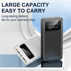 REDISSON Portable Power Bank with LED Display - Fast Charging USB-C Portable Charger, Slim Compact Design, Wireless Charging, Built-in Flashlight, Compatible with Smartphones, Tablets, Laptops - for Travel, Home, Office, Camp - The Superior Findings Depot