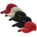 Set of 5 Men'S Baseball Caps Designed for Sun Protection, Featuring Extended Brims Suitable for Fishing - The Superior Findings Depot