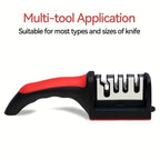 4-Stage Professional Knife Sharpener with Tungsten Diamond & Ceramic Sharpening Stones - Heavy-Duty Non-Slip Grip, Fast & Long-Lasting Performance - The Superior Findings Depot