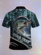 I-Polo Yasehlobo Yabesilisa Engenziwa Ngokwezifiso - Ukudotshwa Kwezitropiki Nokugoba Okuyi-3D