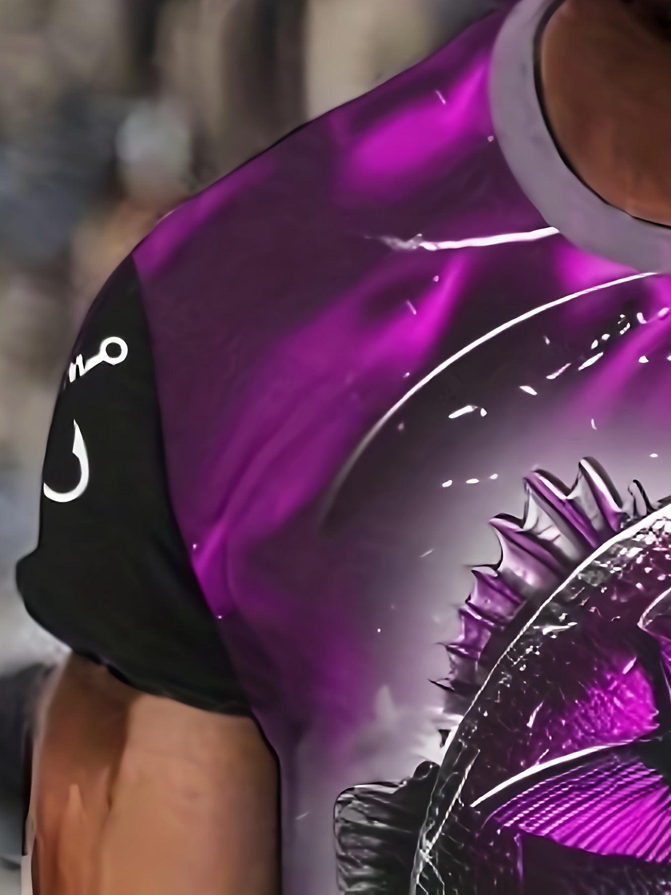 Ihembe Lenhlanzi Labesilisa Eliprintiwe Nge-3D | Lifanele Imisebenzi Yangaphandle Yasehlobo, Ukudoba, Nokugibela Ibhayisikili | Intamo Yabasebenzi, Ukulingana Okuvamile, Indwangu Elula Kancane