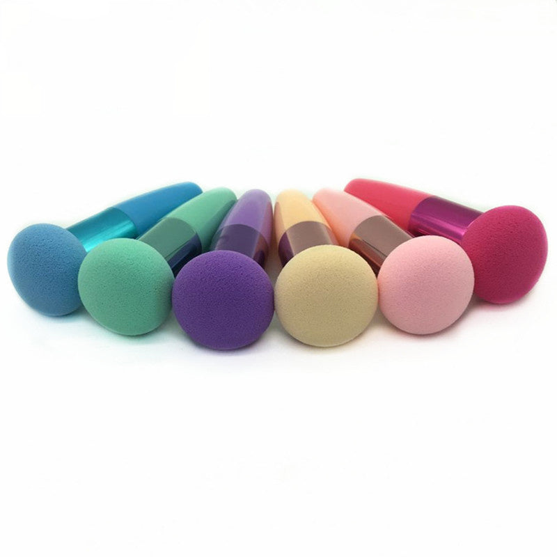 1pc Premium Mushroom-Shaped Foundation Makeup Sponge with Handle - Soft, Gentle, Unscented, NR Natural Latex, Easy to Clean, Perfect for Flawless Makeup Application - Beauty Blender Cosmetics - The Superior Findings Depot