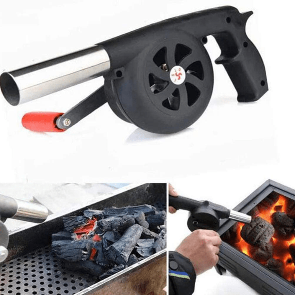 Portable Hand-Operated Blower For BBQ, Camping, And Fire Making - Efficient And Easy-to-Use Stove Accessory Christmas Gift - The Superior Findings Depot