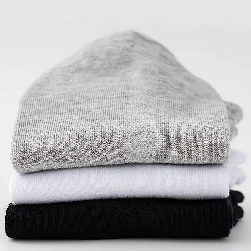 1/5/10/30 Pairs Men'S & Women'S Breathable Anti-Odor Socks - Moisture-Wicking Quick-Dry Summer Shorts, Black/White/Gray/Beige/Gray/White/Black/Gray/White/Gray/White/Gray/White/Gray/White/, Sweat-Resistant - The Superior Findings Depot