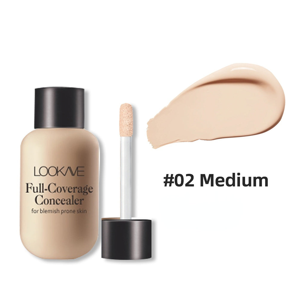Lightweight Small Mini Bottle Liquid Concealer - Full Coverage For Acne, Dark Circles, And Blemishes, Travel Size - The Superior Findings Depot