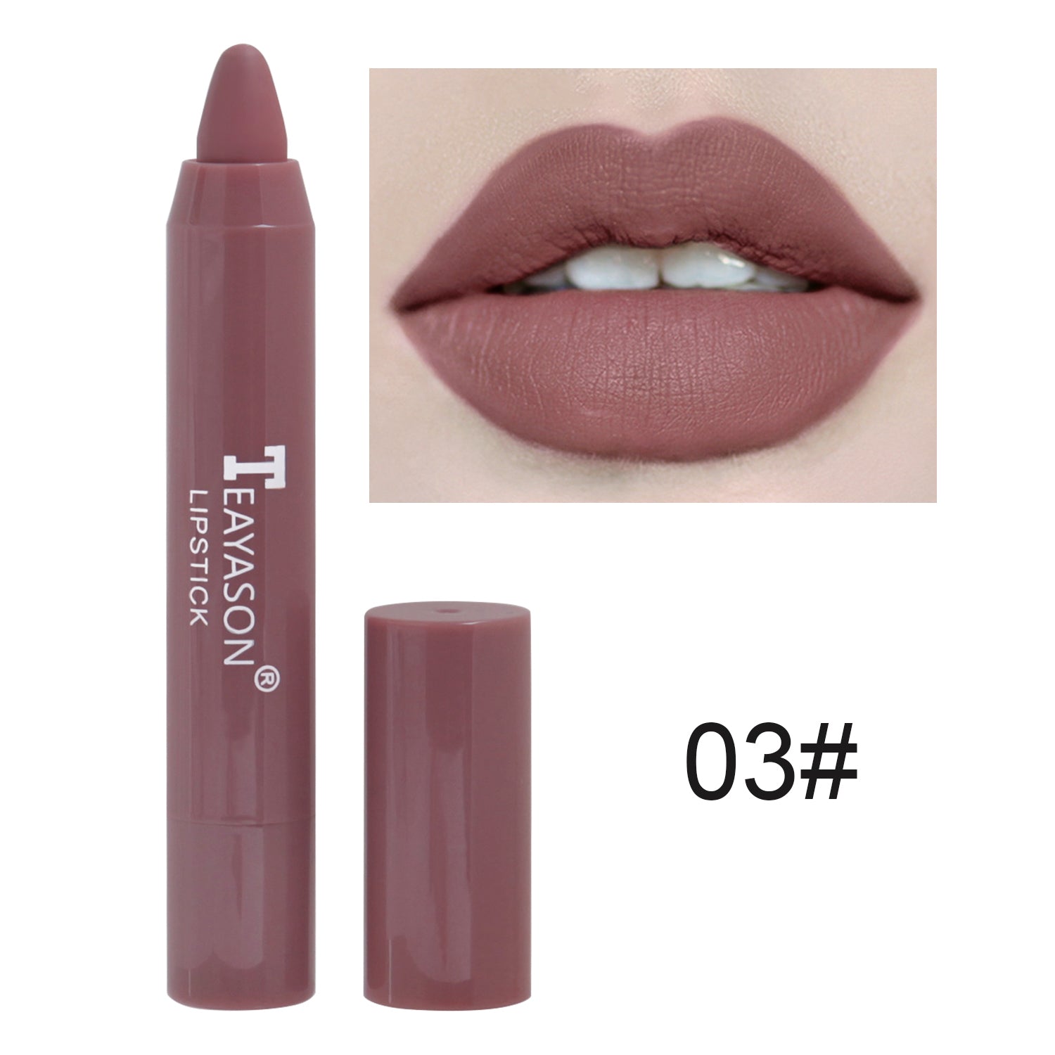 1PC Sexy Matte Lipstick Waterproof Long Lasting Color Rendering Non-stick Velvet Lips Liner Pencil Woman Makeup Cosmetics Valentine's Day Gifts - The Superior Findings Depot