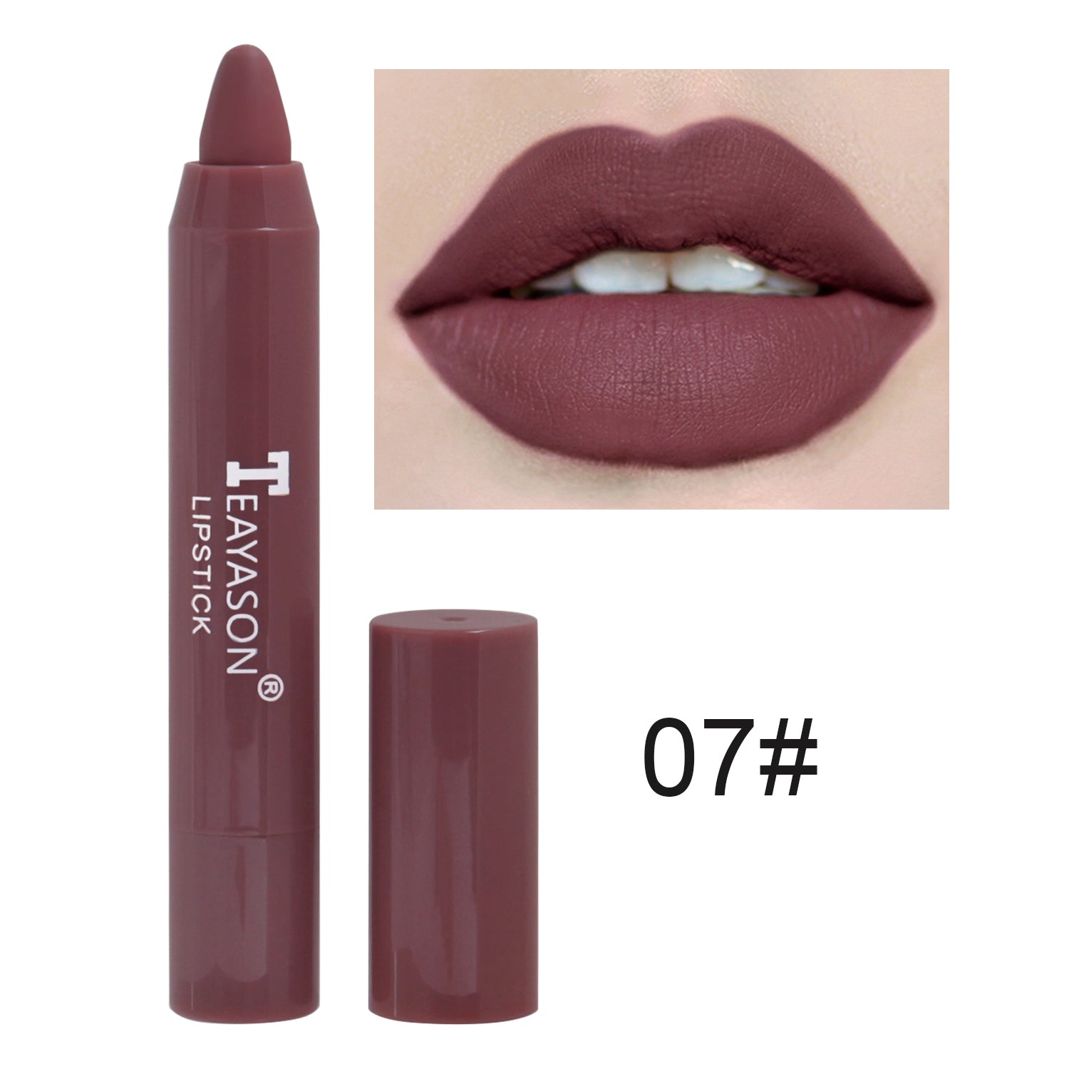 1PC Sexy Matte Lipstick Waterproof Long Lasting Color Rendering Non-stick Velvet Lips Liner Pencil Woman Makeup Cosmetics Valentine's Day Gifts - The Superior Findings Depot
