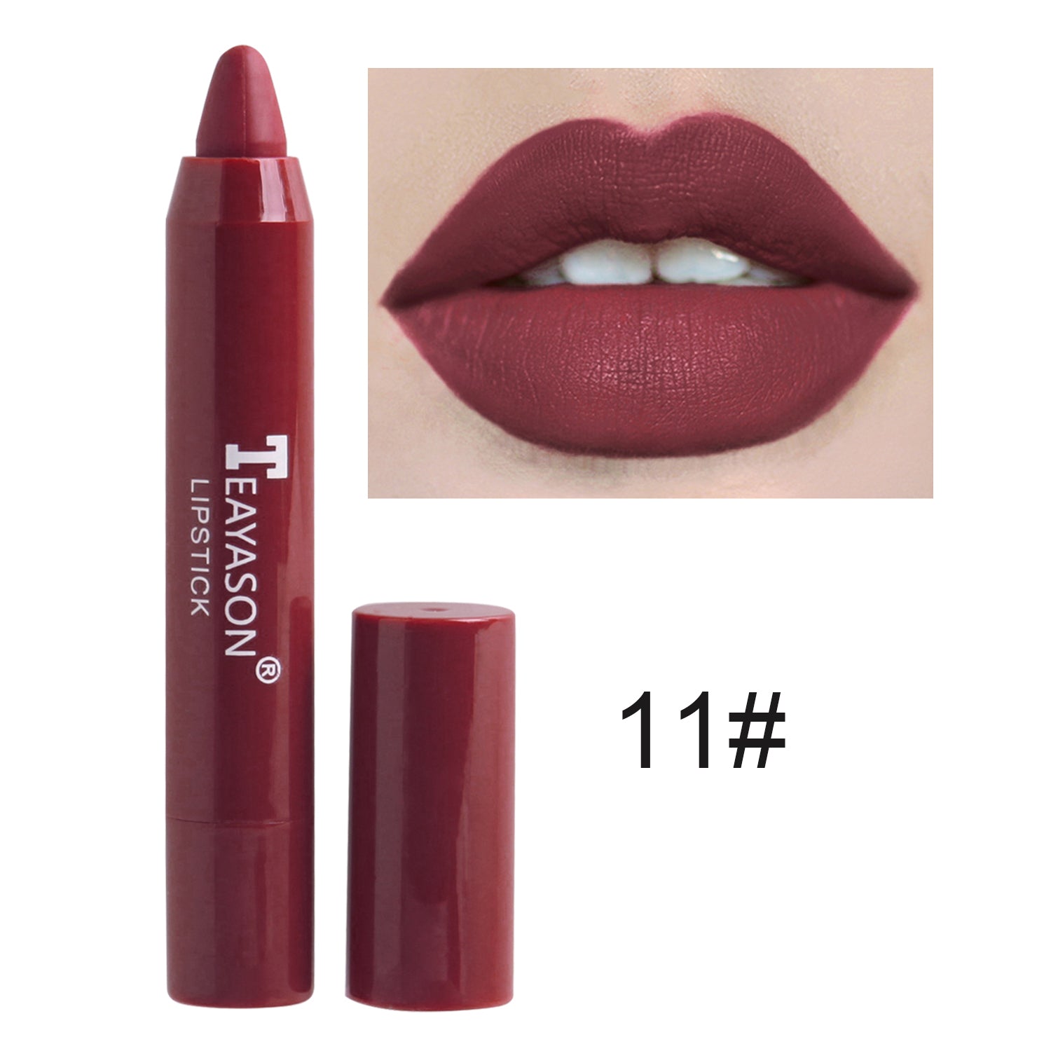 1PC Sexy Matte Lipstick Waterproof Long Lasting Color Rendering Non-stick Velvet Lips Liner Pencil Woman Makeup Cosmetics Valentine's Day Gifts - The Superior Findings Depot