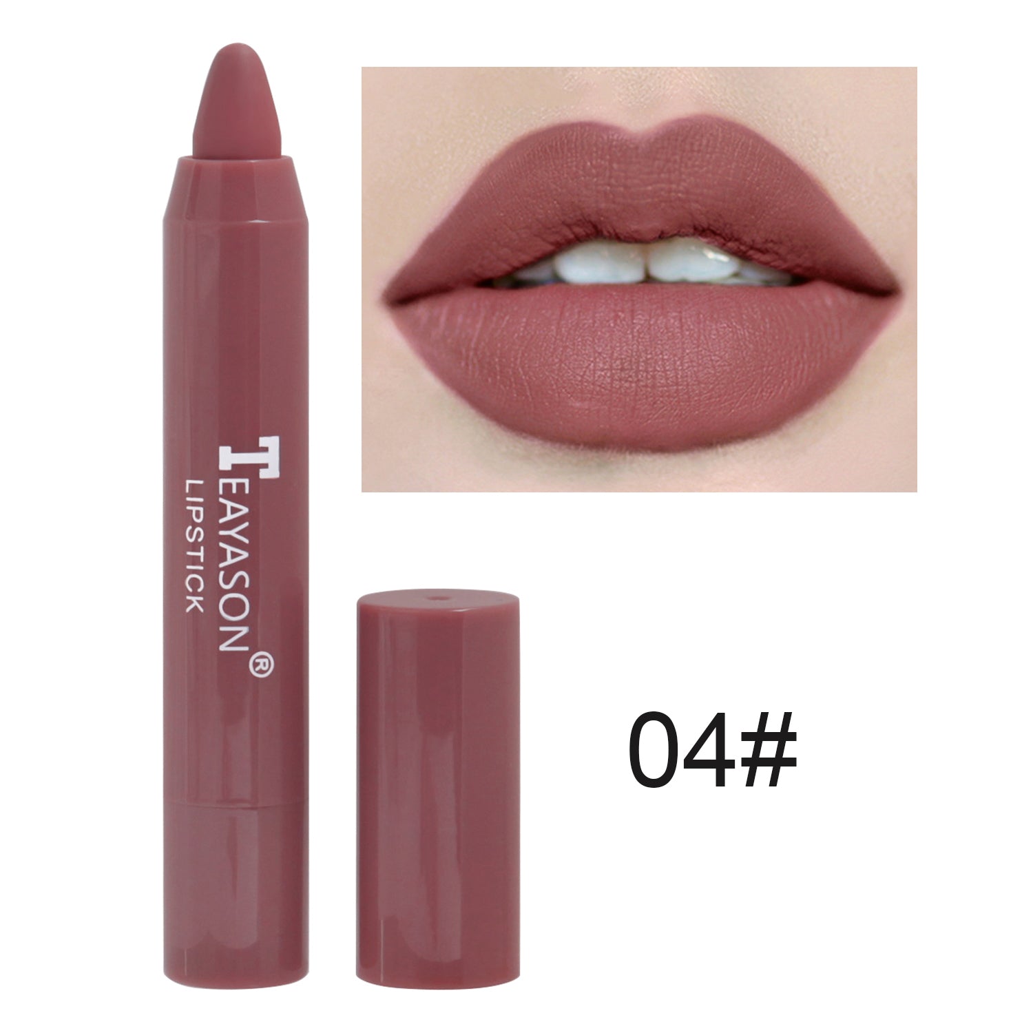 1PC Sexy Matte Lipstick Waterproof Long Lasting Color Rendering Non-stick Velvet Lips Liner Pencil Woman Makeup Cosmetics Valentine's Day Gifts - The Superior Findings Depot