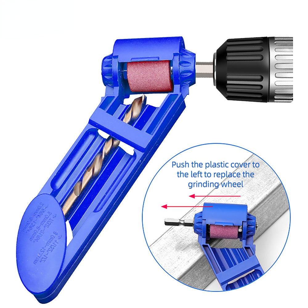 1pc Portable Drill Bit Sharpener With Grinding Wheel For Quick And Easy Sharpening Of Nail Drill Bits, Sharp And Ready - The Superior Findings Depot