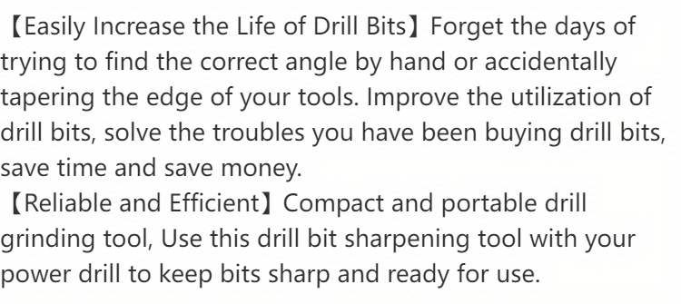 1pc Portable Drill Bit Sharpener With Grinding Wheel For Quick And Easy Sharpening Of Nail Drill Bits, Sharp And Ready - The Superior Findings Depot