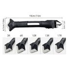 1pc 5 In 1 Caulk Remover Tools Kit, Grout Removal Tool, Sealant Finishing Tool, Glue Angle Scraper Tool For Window, Sink Renovations In Kitchens And Bathrooms - The Superior Findings Depot