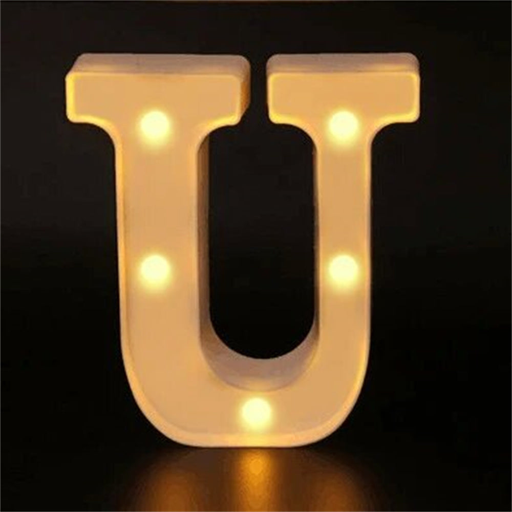Charming 16cm LED Alphabet & Number Night Lights - Battery-Powered, Warm White Glow for Cozy Home Ambiance, Weddings, Birthdays, Christmas Decor - High-Quality, Easy to Install, Lights for Decoration - The Superior Findings Depot