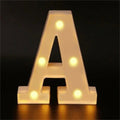Charming 16cm LED Alphabet & Number Night Lights - Battery-Powered, Warm White Glow for Cozy Home Ambiance, Weddings, Birthdays, Christmas Decor - High-Quality, Easy to Install, Lights for Decoration - The Superior Findings Depot