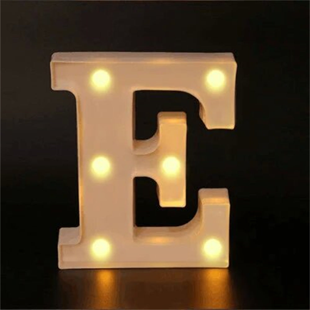 Charming 16cm LED Alphabet & Number Night Lights - Battery-Powered, Warm White Glow for Cozy Home Ambiance, Weddings, Birthdays, Christmas Decor - High-Quality, Easy to Install, Lights for Decoration - The Superior Findings Depot