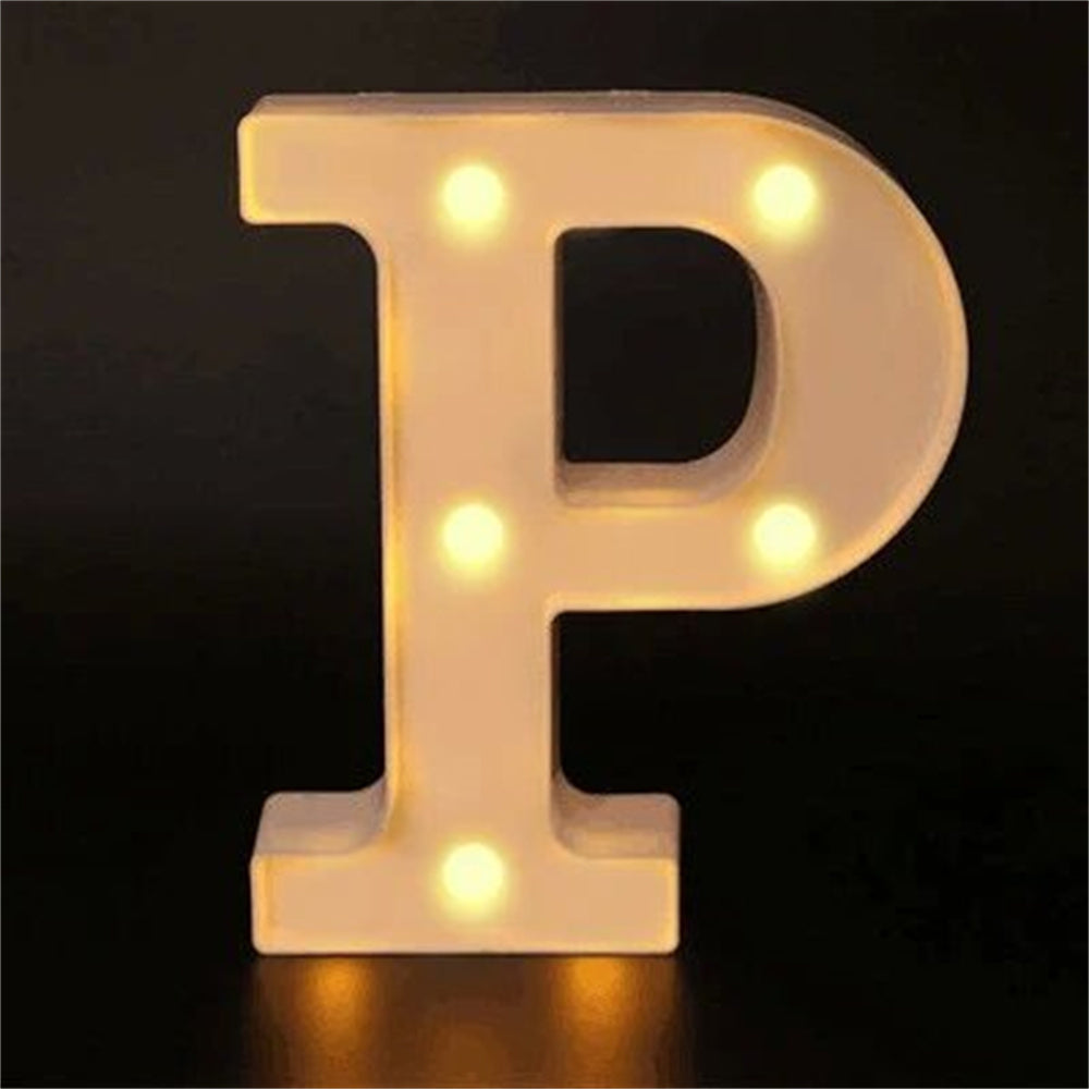 Charming 16cm LED Alphabet & Number Night Lights - Battery-Powered, Warm White Glow for Cozy Home Ambiance, Weddings, Birthdays, Christmas Decor - High-Quality, Easy to Install, Lights for Decoration - The Superior Findings Depot