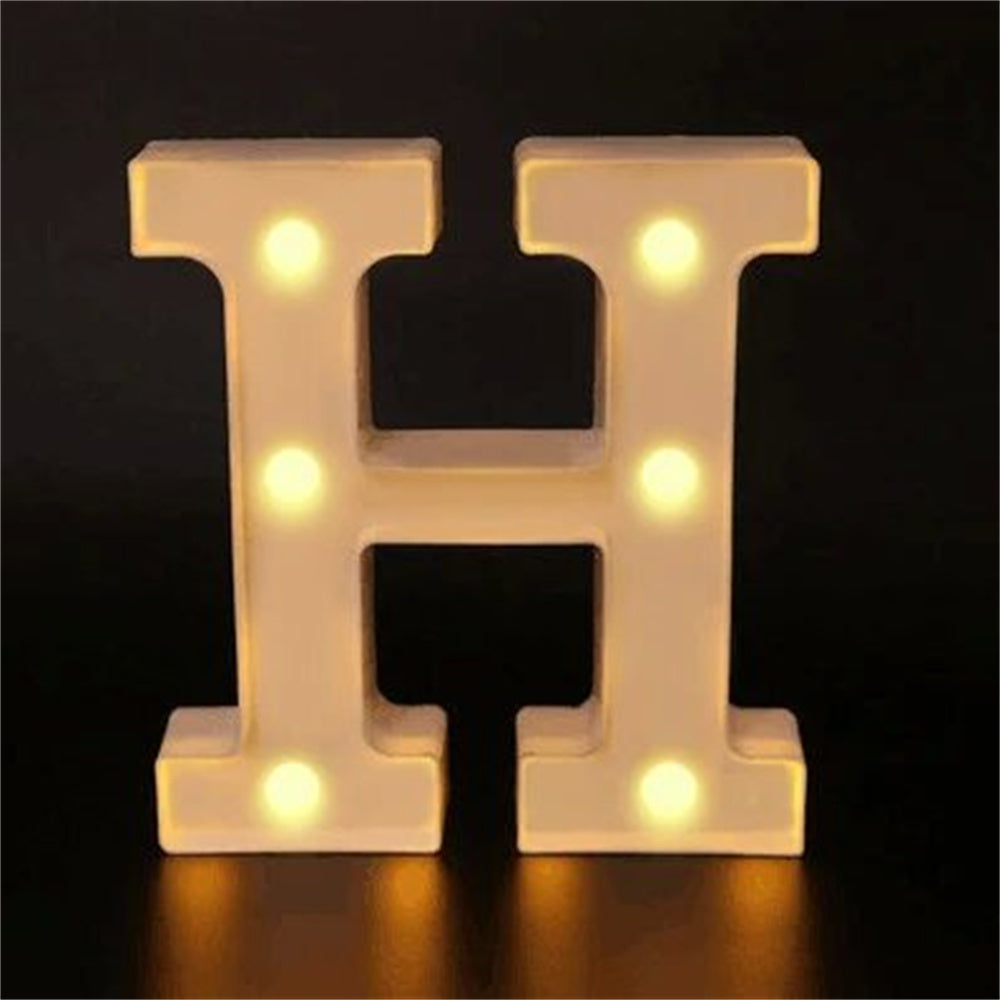 Charming 16cm LED Alphabet & Number Night Lights - Battery-Powered, Warm White Glow for Cozy Home Ambiance, Weddings, Birthdays, Christmas Decor - High-Quality, Easy to Install, Lights for Decoration - The Superior Findings Depot