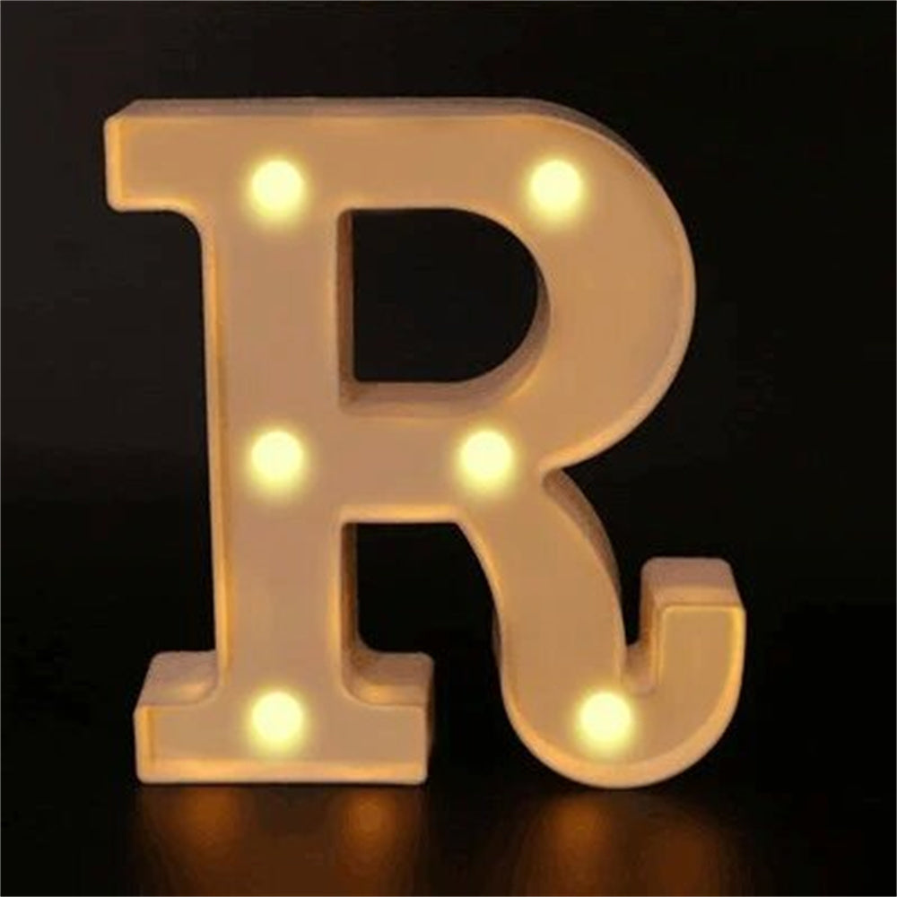 Charming 16cm LED Alphabet & Number Night Lights - Battery-Powered, Warm White Glow for Cozy Home Ambiance, Weddings, Birthdays, Christmas Decor - High-Quality, Easy to Install, Lights for Decoration - The Superior Findings Depot
