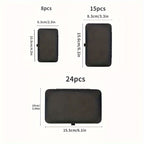 A Set of Nail Clippers And Grooming Tools with 8/15/24pcs, Includes a Portable Travel Case, Clippers, And Scissors, a Professional Foot Nail Trimming Kit, And a Travel Grooming Tool Set. - The Superior Findings Depot