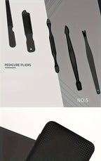 A Set of Nail Clippers And Grooming Tools with 8/15/24pcs, Includes a Portable Travel Case, Clippers, And Scissors, a Professional Foot Nail Trimming Kit, And a Travel Grooming Tool Set. - The Superior Findings Depot