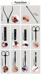 A Set of Nail Clippers And Grooming Tools with 8/15/24pcs, Includes a Portable Travel Case, Clippers, And Scissors, a Professional Foot Nail Trimming Kit, And a Travel Grooming Tool Set. - The Superior Findings Depot