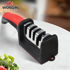 4-Stage Professional Knife Sharpener with Tungsten Diamond & Ceramic Sharpening Stones - Heavy-Duty Non-Slip Grip, Fast & Long-Lasting Performance - The Superior Findings Depot