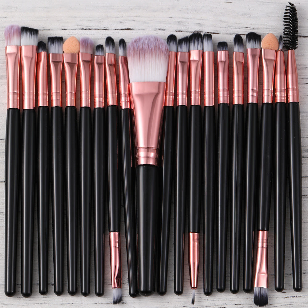20-Piece Professional Eye Makeup Brush Set - Perfect for Creating Flawless Looks! - The Superior Findings Depot