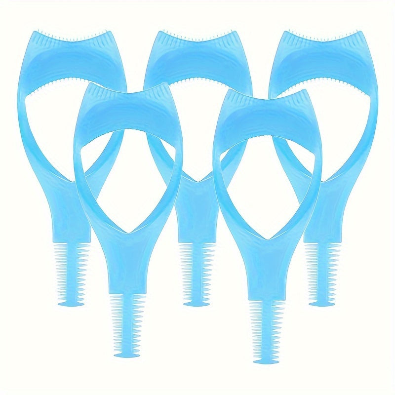 1/3/5pcs Eyelash Makeup Auxiliary Tool Upper Lower Eye Lash Mascara Guard Applicator Guide Helper with Eyelash Comb for Makeup, Mascara Guide, Lash Separator, Compact Design, Dualsided Comb, Smooth Edges, Lightweight Applicat - The Superior Findings Depot