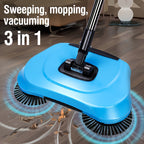 Multifunctional Hand Push Sweeper Set, Cleaning Power for Home, Dry and Wet Dual Use to Remove Trash, Hair, and Dust,, Ideal for Hardwood and Ceramic Tile Floors, A Must-Have Cleaning Tool - The Superior Findings Depot