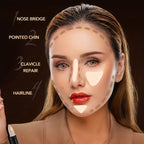 IMAN OF MAGIC Dual-Ended Concealer & Contour Stick - Waterproof, Natural Finish for All Skin Tones | Highlights & Conceals Blemishes, Dark Circles, Shadows Nose & Cheeks | Versatile Makeup Stick with Pink & Brown Shades - The Superior Findings Depot