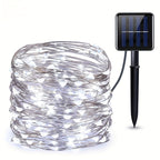 50/100/200/300LED Solar Copper Wire Lights - 8 Modes, Warm White/Cool White/Multicolor, High Quality Indoor/Outdoor String Lights with Solar Panel for Christmas, Weddings, Garden, Parties & Holidays, Solar Hanging Lights, Eve - The Superior Findings Depot