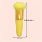 1pc Premium Mushroom-Shaped Foundation Makeup Sponge with Handle - Soft, Gentle, Unscented, NR Natural Latex, Easy to Clean, Perfect for Flawless Makeup Application - Beauty Blender Cosmetics - The Superior Findings Depot