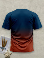 Men's Short Sleeve T-Shirt with Bold "JESUS THE WAY TRUTH LIFE" Print - Green & White Gradient Casual Round Neck Tee, Machine Washable Regular Fit Religious Graphic Top - The Superior Findings Depot