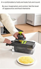 Vegetable Shredder Set - 6/16 Pieces Multifunctional Food Grater