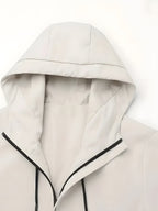 Ijazi Lamadoda Eline-K-Way Hooded - Izingubo Zangaphandle Ezilula Zasentwasahlobo Zasekwindla